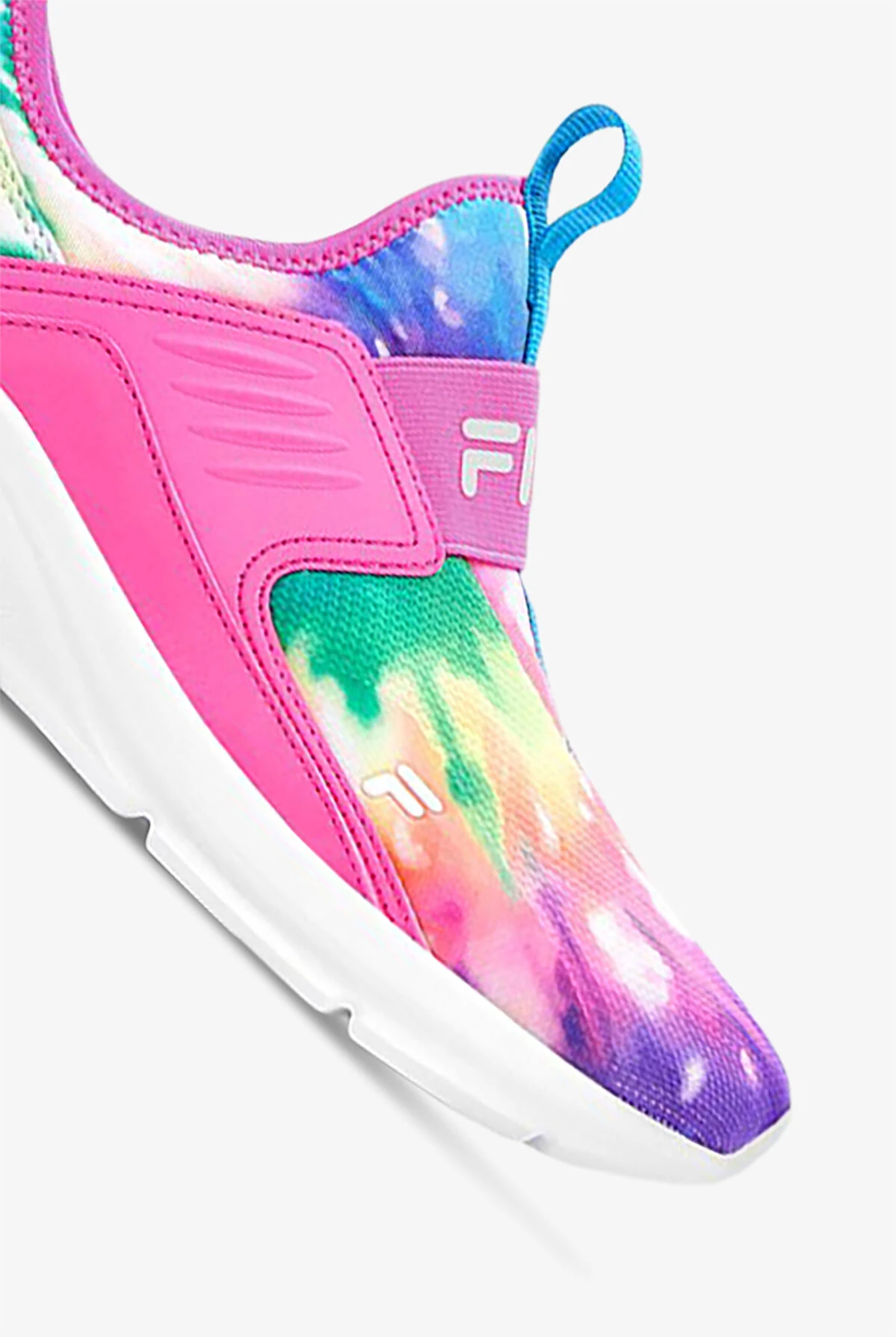 Fila Women's Accolade Evo 2 Tie Dye Multi/Sugar Plum Slip On Athletic Shoes - Image 2
