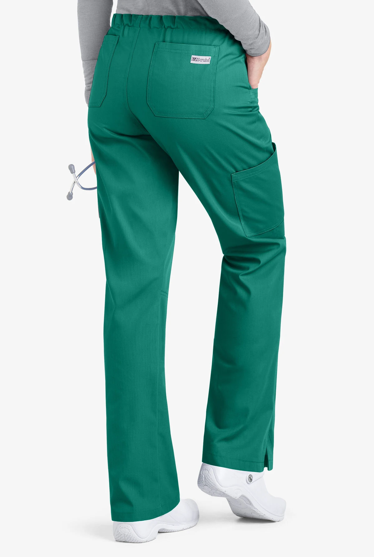 UA Best Buy Scrubs Women's 6-Pocket Drawstring Cargo Pants - Image 2