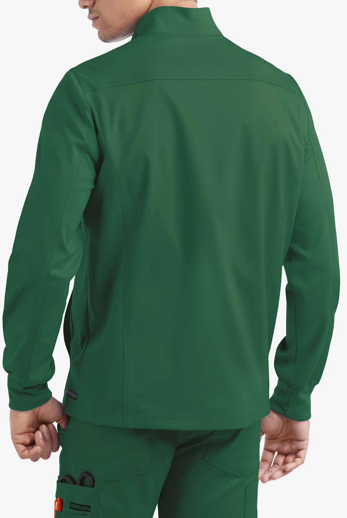 UA Butter-Soft STRETCH Men's 4-Pocket Zip Front Scrub Jacket - Image 2