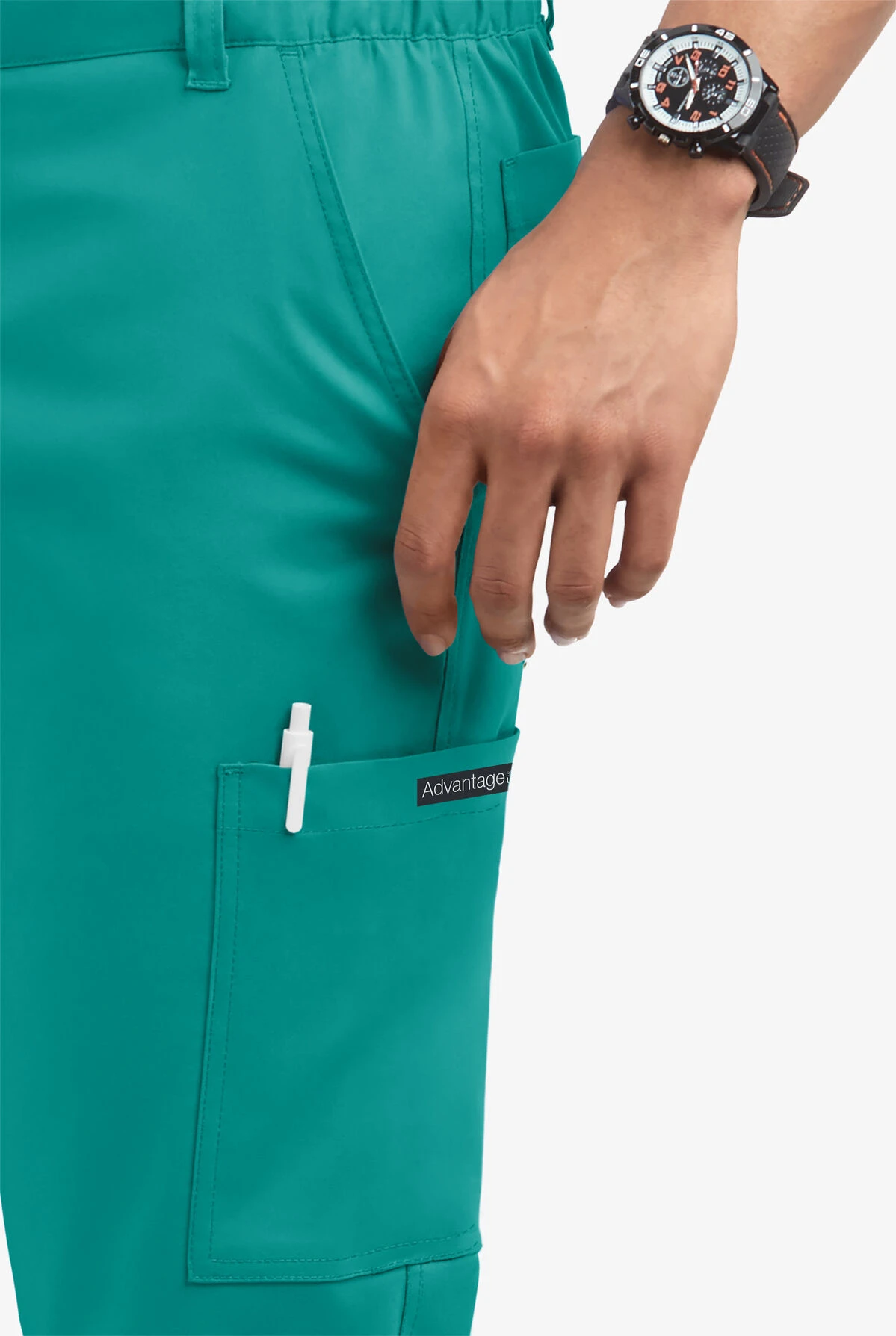 UA Advantage STRETCH Men's 8-Pocket Cargo Scrub Pants - Image 2