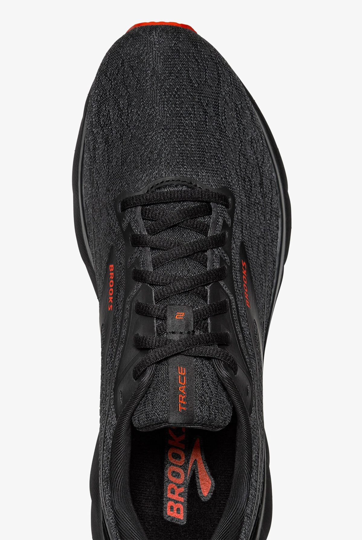 Brooks Men's Trace 2 Ebony/Black/Cherry Athletic Lace Up Nursing Shoes - Image 2