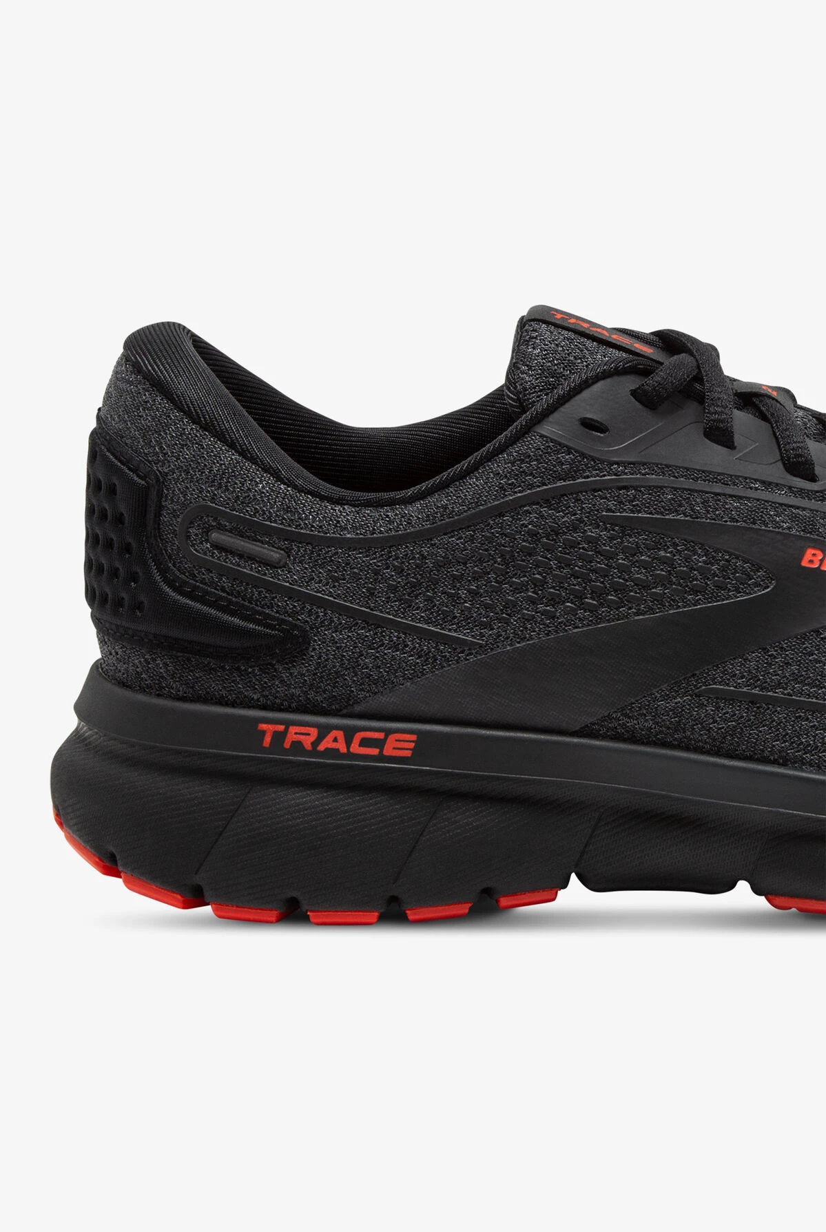 Brooks Men's Trace 2 Ebony/Black/Cherry Athletic Lace Up Nursing Shoes - Image 4