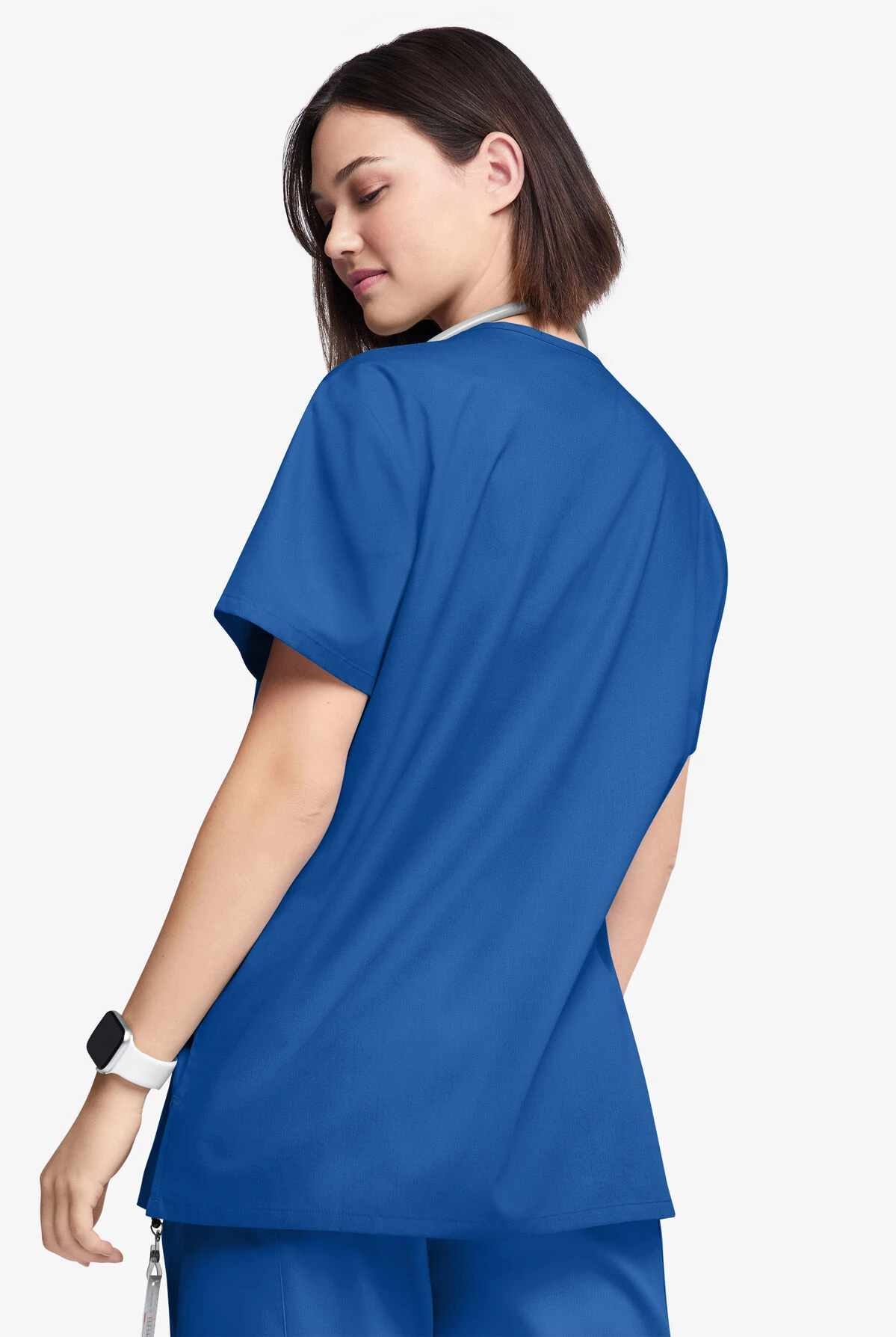 Butter-Soft Originals Unisex 2-Pocket V-Neck Scrub Top - Image 3
