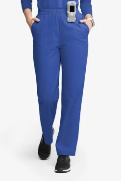 Butter-Soft Originals Women's 2-Pocket High Waist Straight Leg Scrub Pants