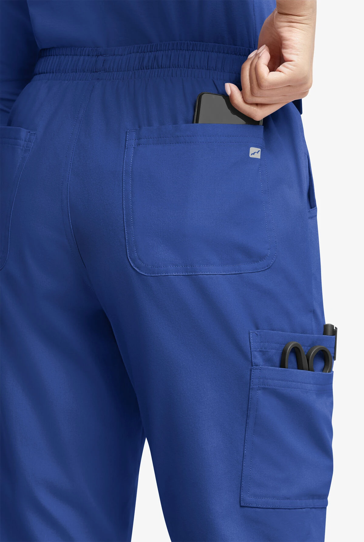 Butter-Soft Originals Women's 8-Pocket Natural Waist Straight Leg Cargo Scrub Pants - Image 2