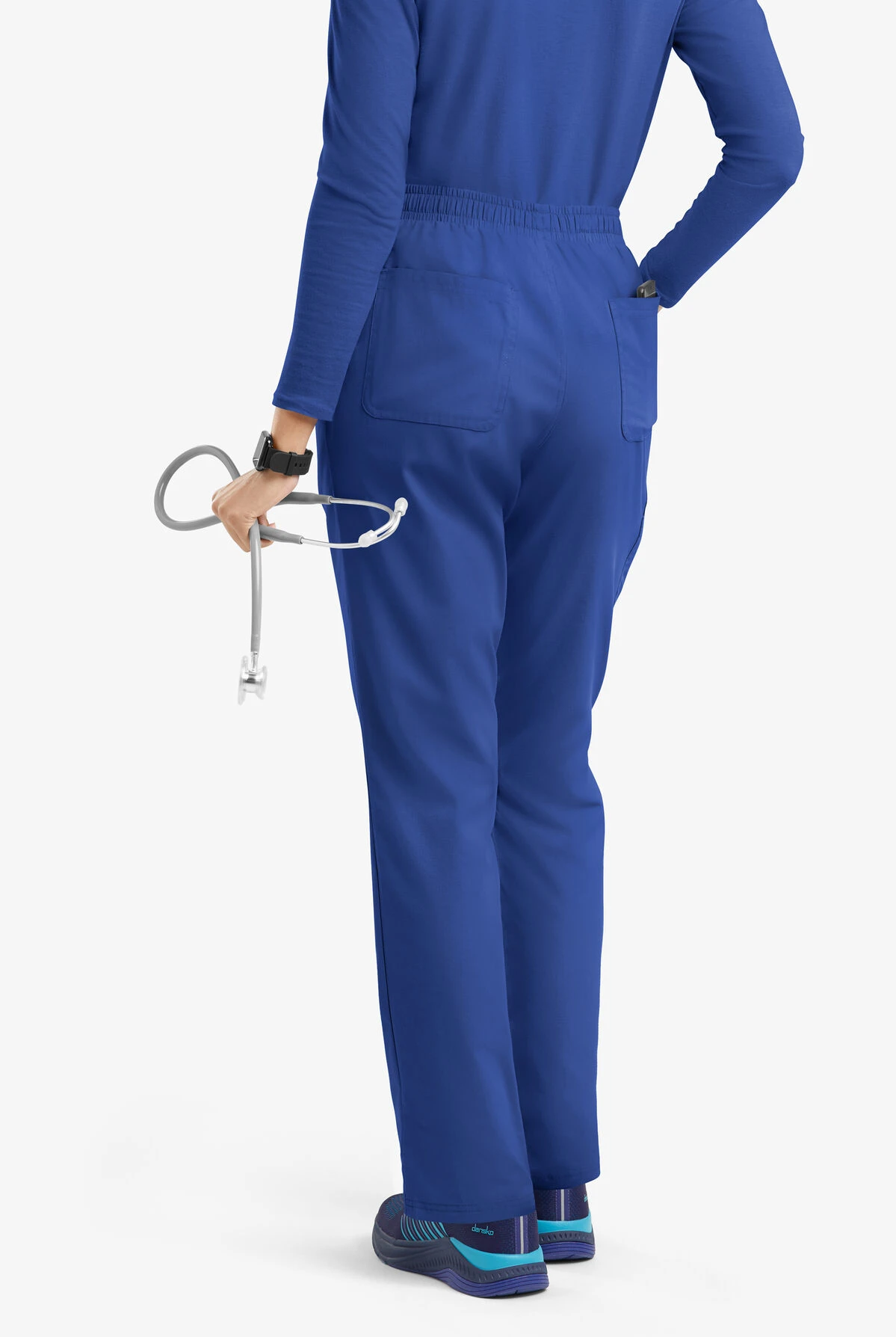 Butter-Soft Originals Women's 8-Pocket Natural Waist Straight Leg Cargo Scrub Pants - Image 3