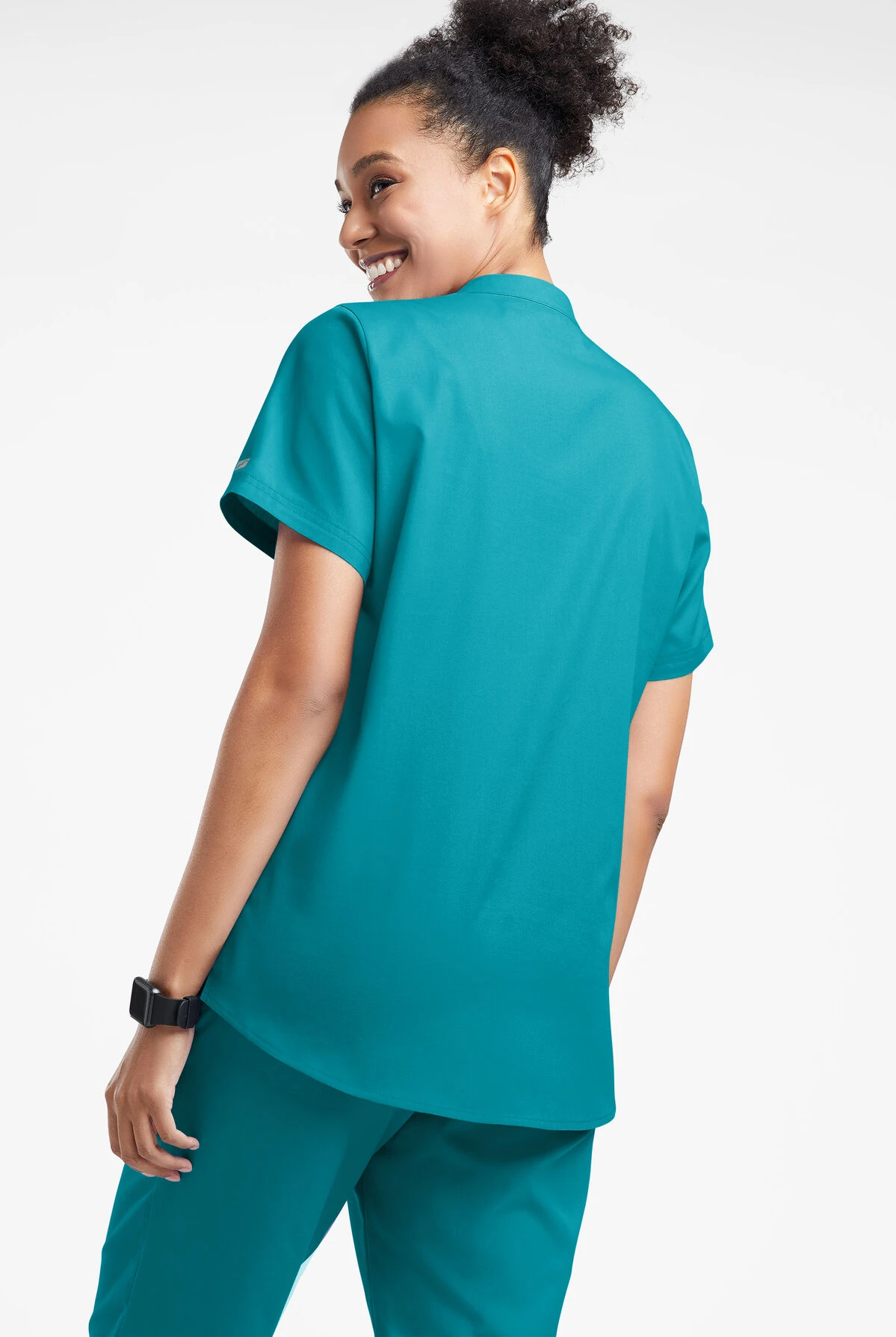 Butter-Soft Originals Women's 6-Pocket Mandarin Collar Scrub Top - Image 3