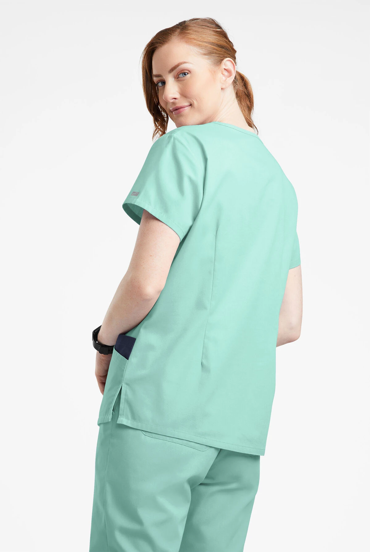 Butter-Soft Originals Women's 7-Pocket Rounded V-Neck Scrub Top - Image 3
