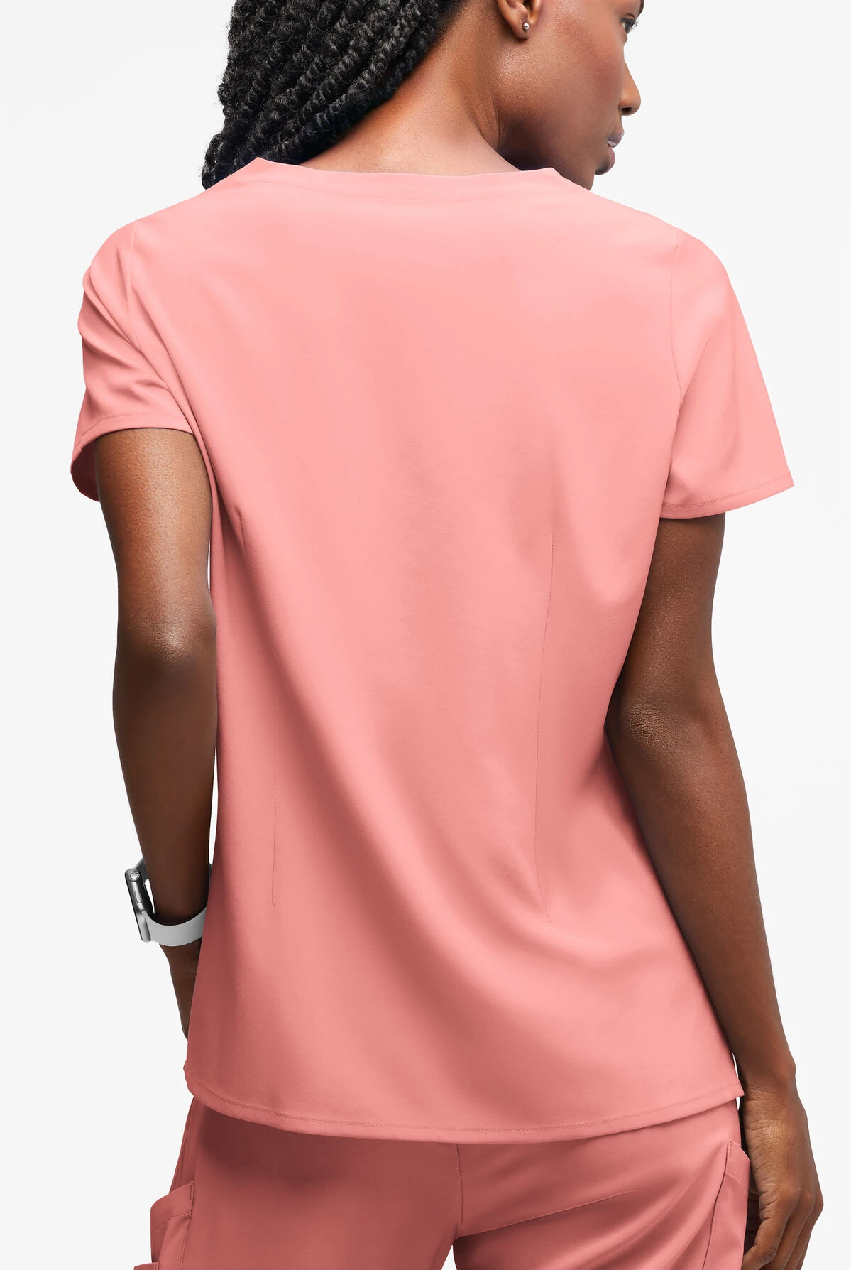 Easy STRETCH By Butter-Soft™ Salma Women’s 3-Pocket Keyhole Neck Scrub Top - Image 2