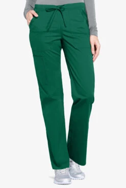 Cherokee Workwear Professionals Women's 5-Pocket STRETCH Drawstring Scrub Pants - Petite