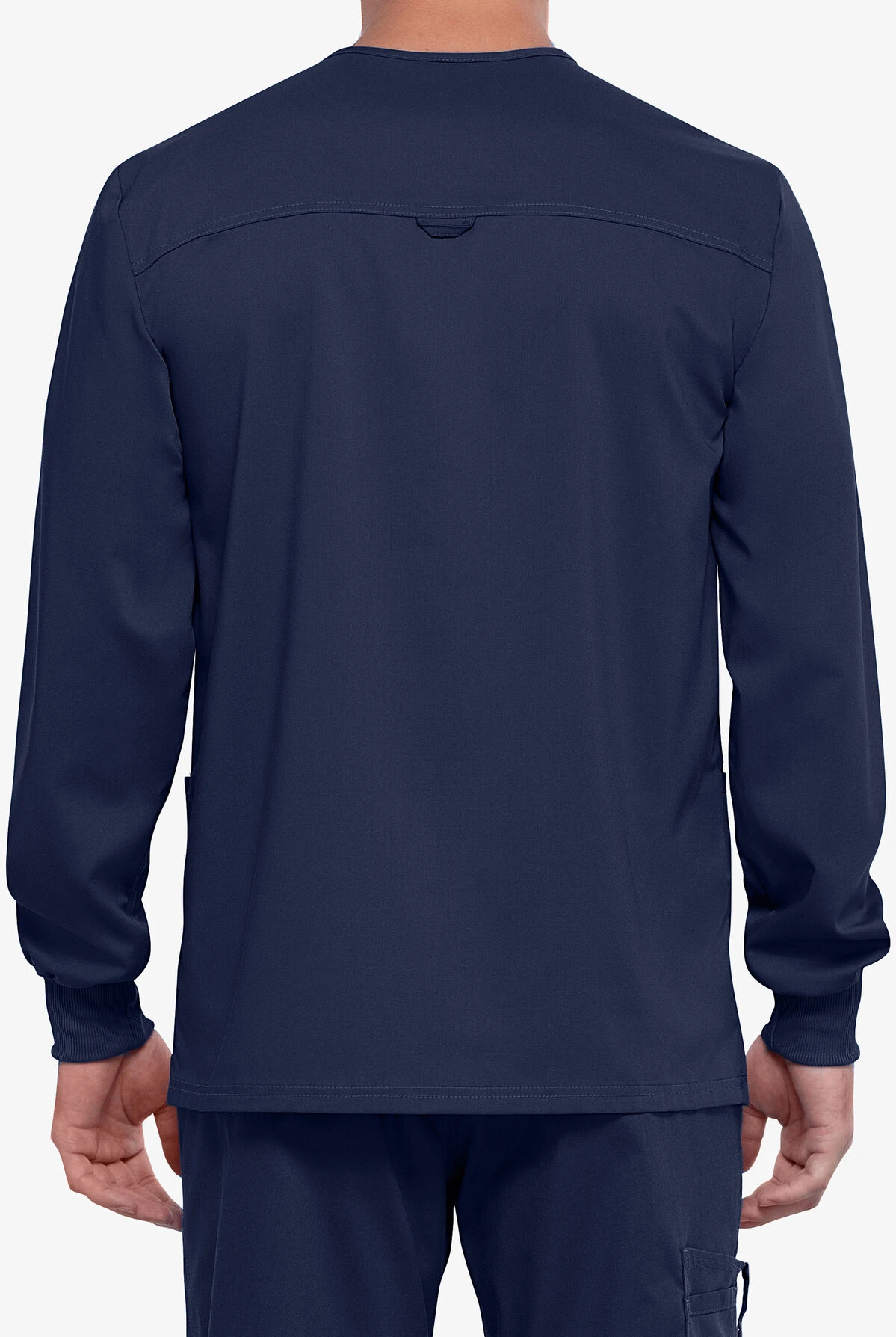 Cherokee Workwear Revolution Men's 3-Pocket STRETCH Snap Front Scrub Jacket - Image 3