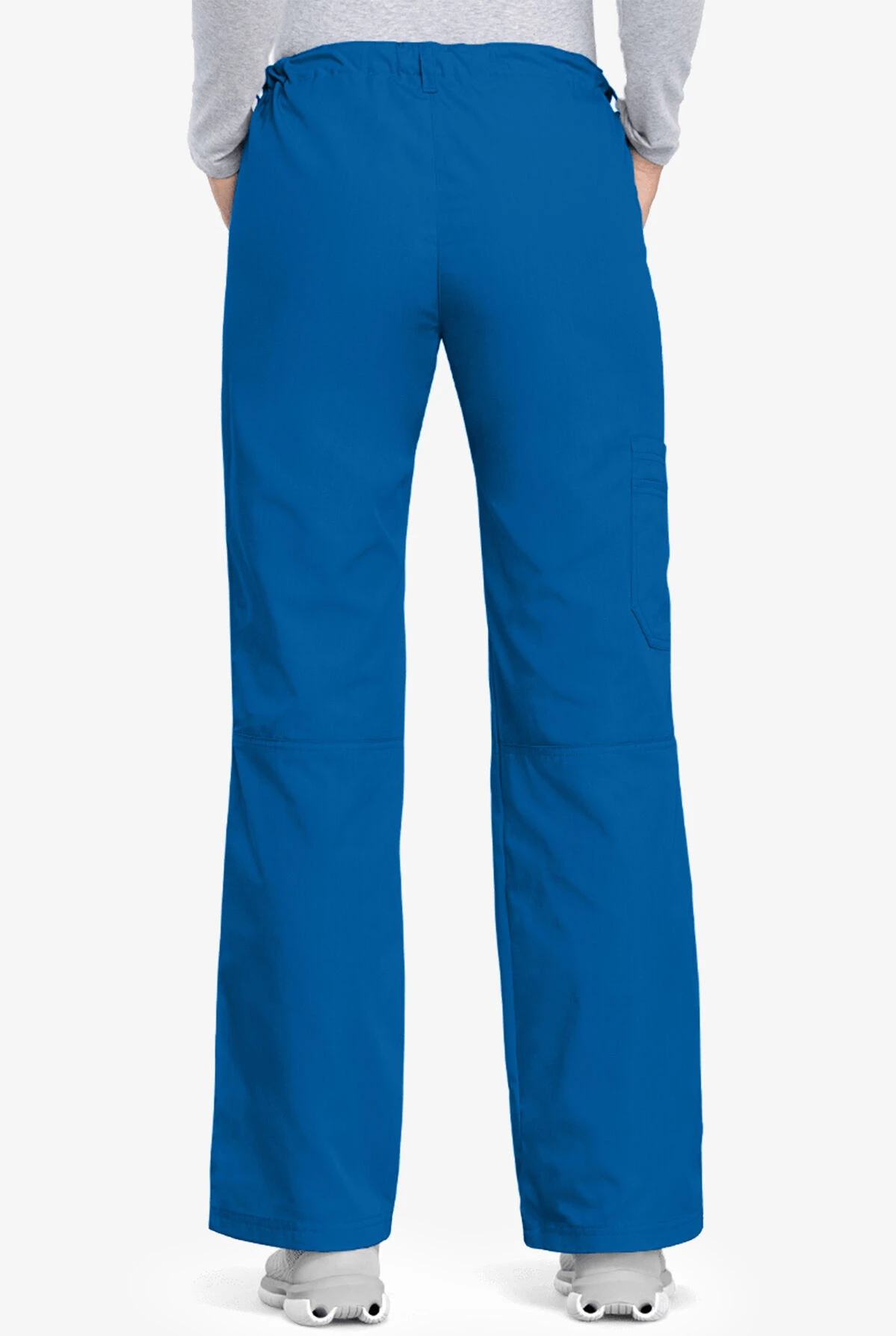 Cherokee Workwear Women's 4-Pocket Low-Rise Drawstring Cargo Scrub Pants - Image 3