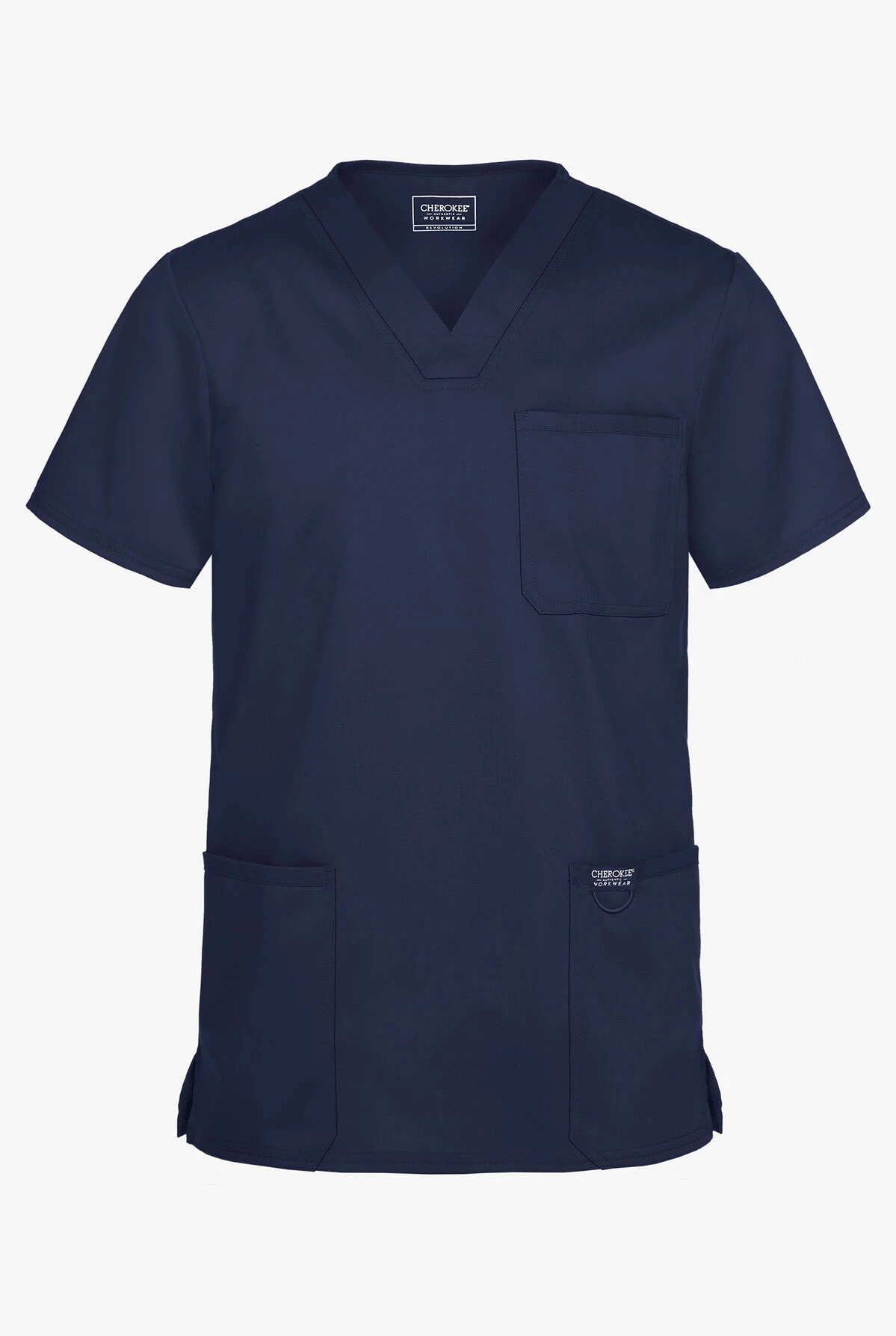 Cherokee Workwear Revolution Men's 3-Pocket STRETCH V-Neck Scrub Top