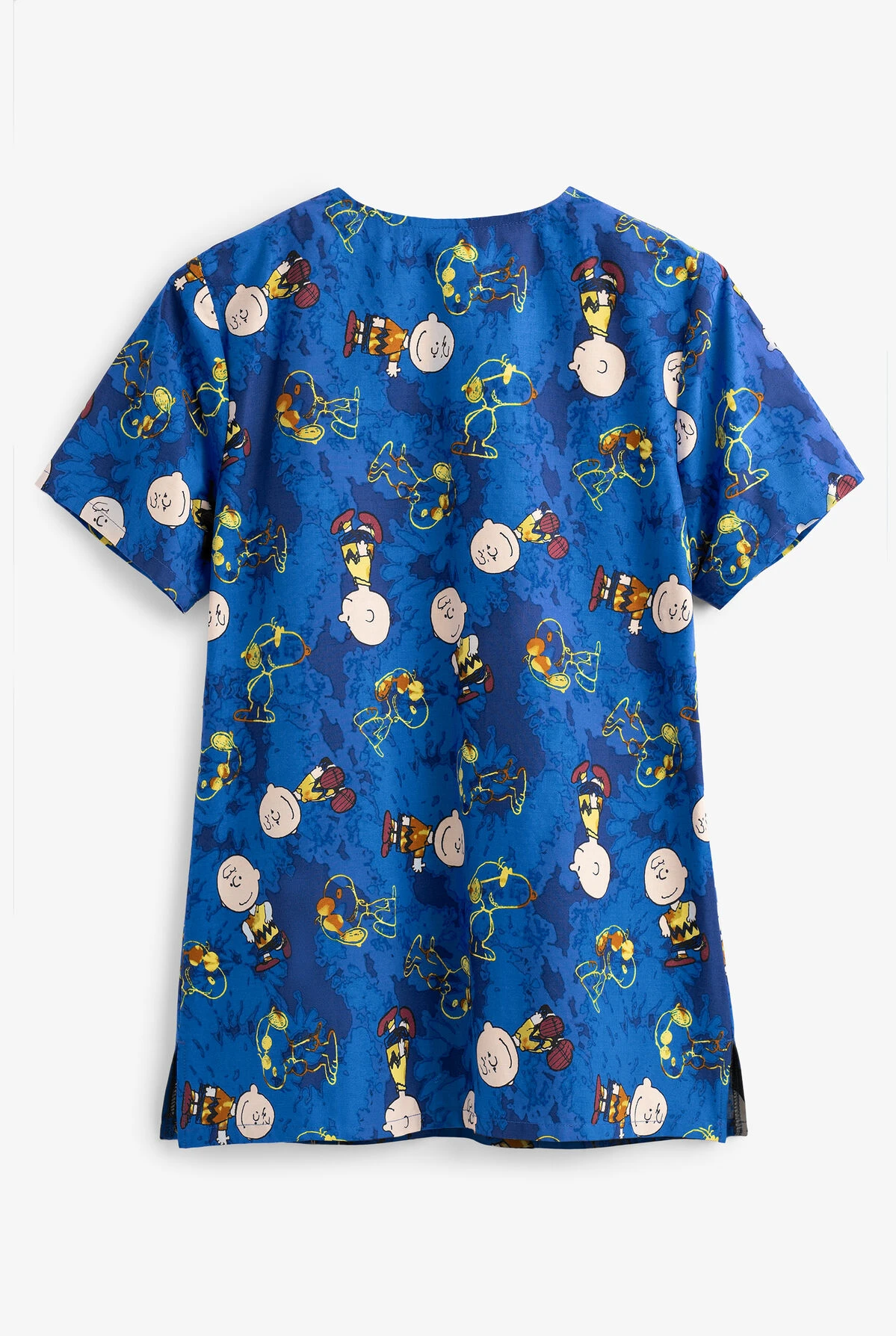 Cherokee Tooniforms Peanuts I'm Cool Women's 3-Pocket V-Neck Print Scrub Top - Image 2