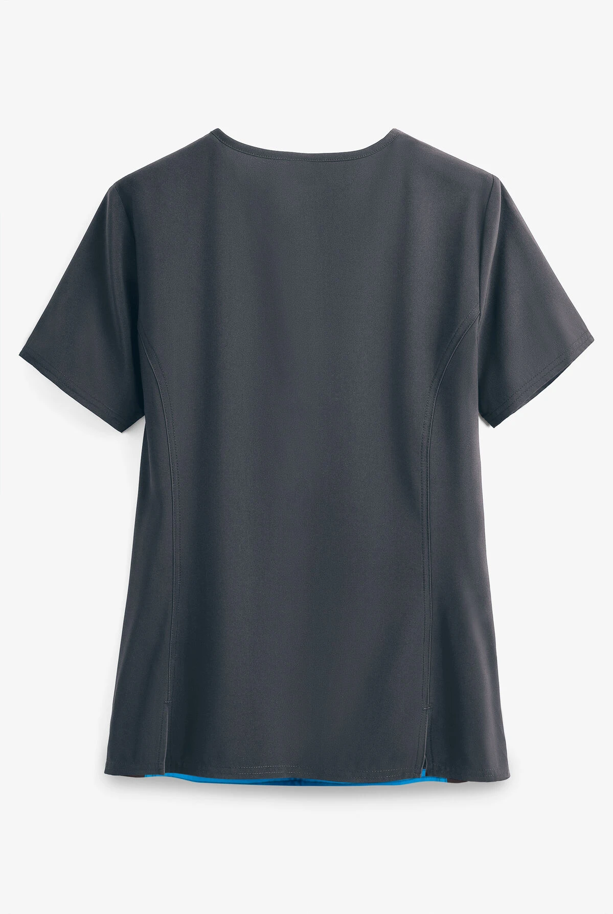 Cherokee Tooniforms Illumination Friends Together Women's 1-Pocket V-Neck Print Scrub Top - Image 2