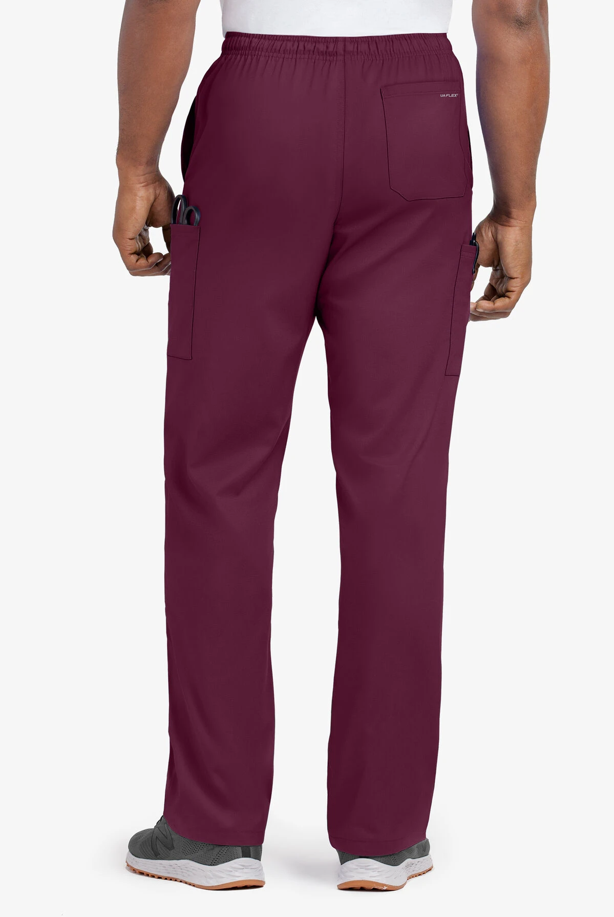 UA Flex2 Unisex 6-Pocket Pull-On Cargo STRETCH Scrub Pants - Image 4