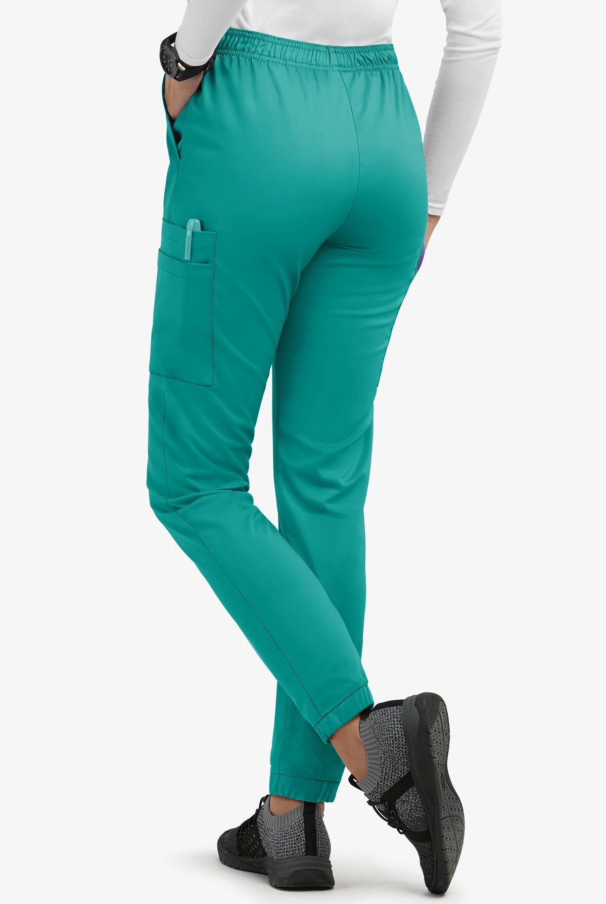 UA Flex2 Women's 7-Pocket Jogger Scrub Pants - Image 2