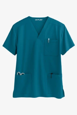 UA Flex2 Unisex 4-Pocket V-Neck STRETCH Scrub Top