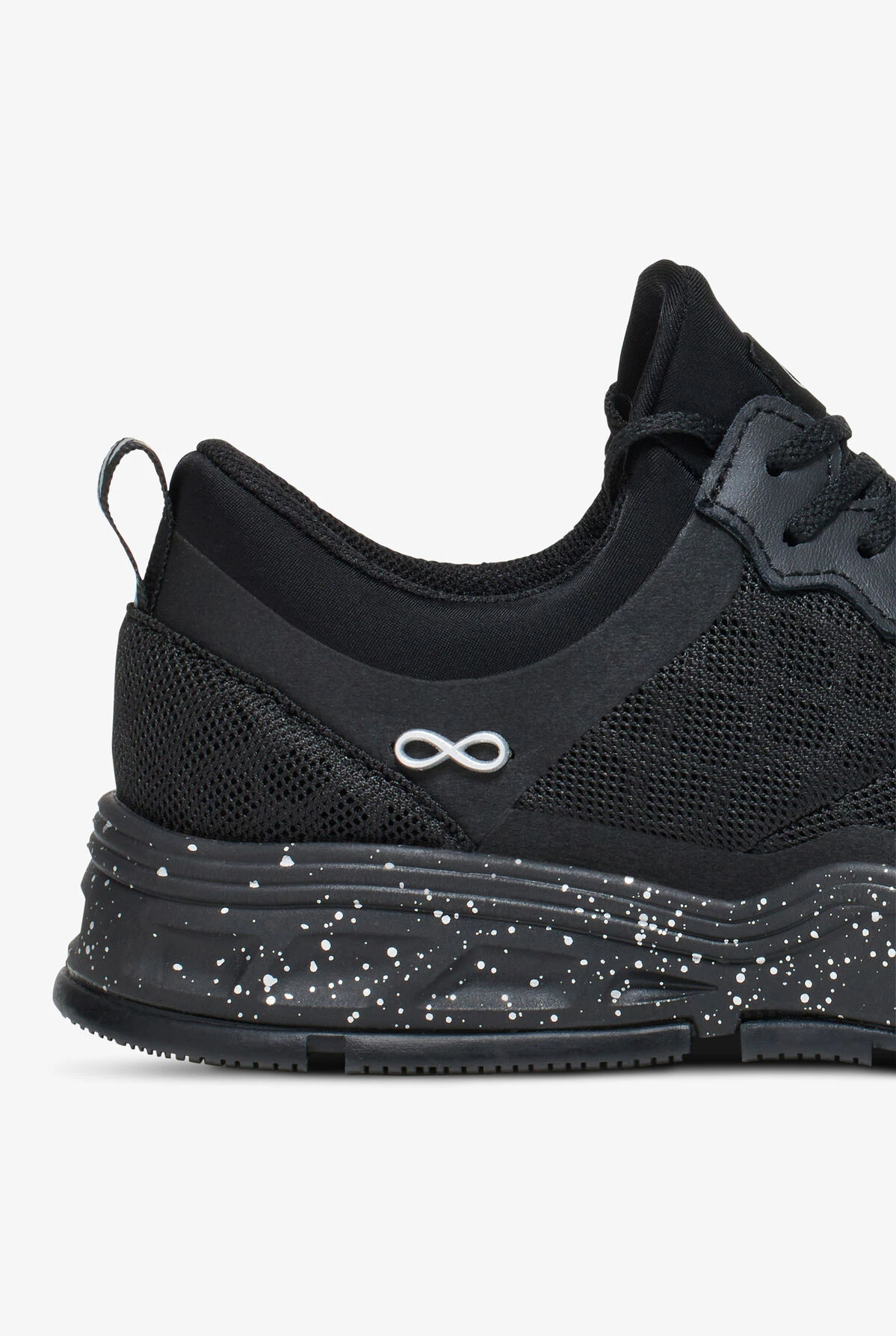 Infinity By Cherokee Women's Fly Black Speckled Athletic Lace Up Shoes - Image 4