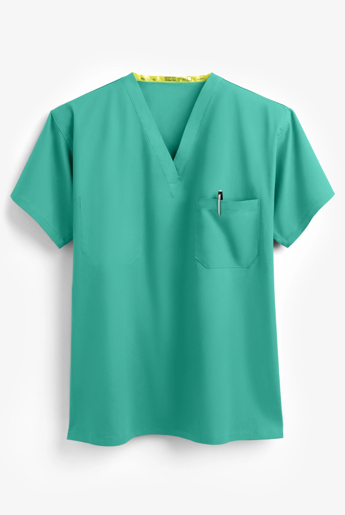 Fashion Seal Unisex 1-Pocket 100% Cotton Reversible Scrub Top