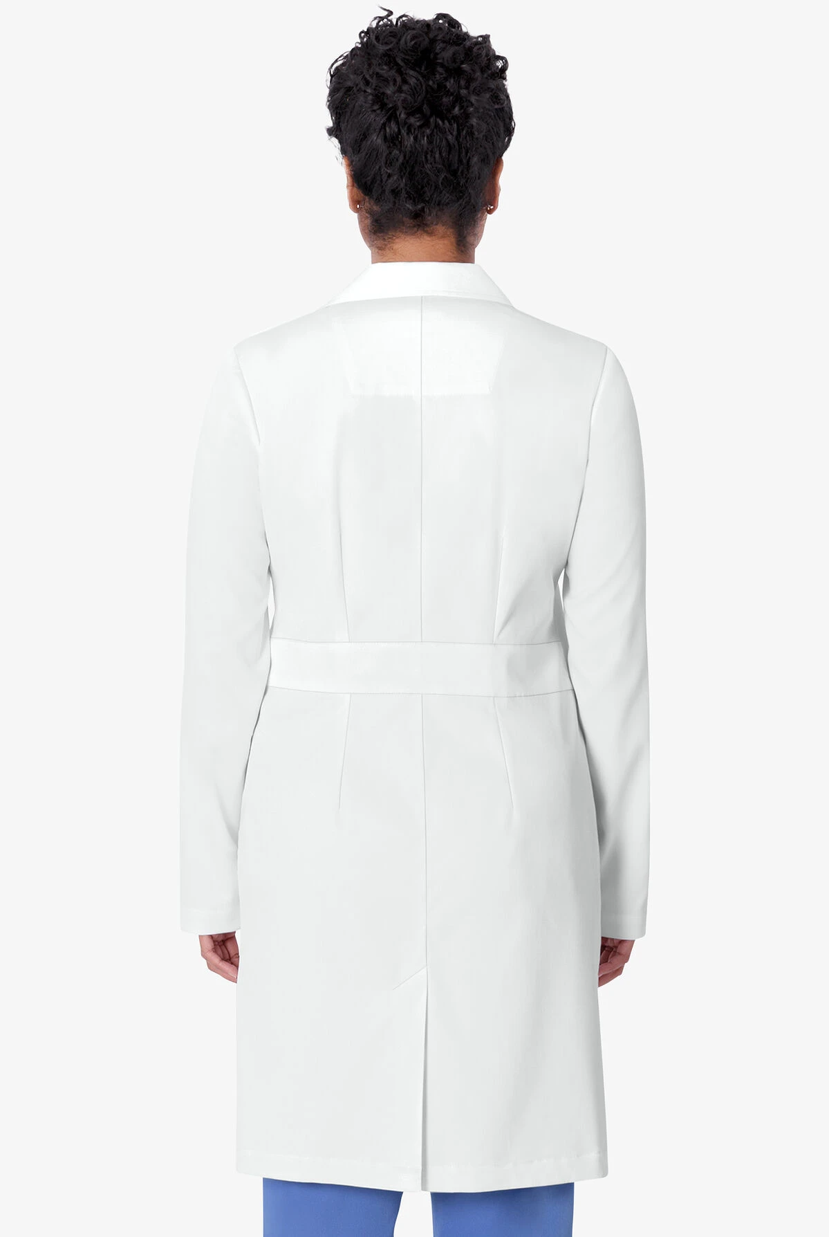 Healing Hands White Coat Minimalist Women's 37 ½" 5-Pocket STRETCH Lab Coat - Image 3