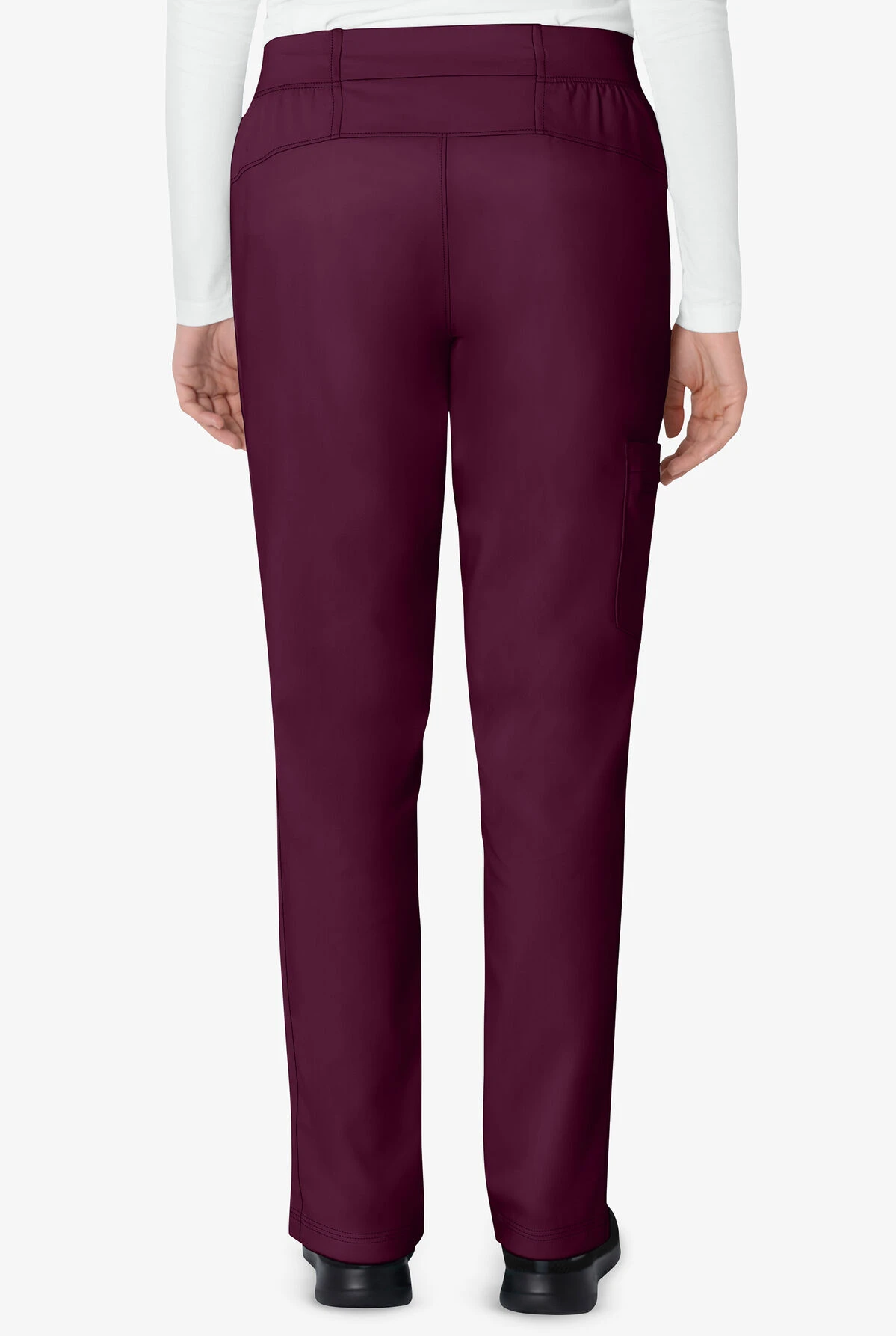 Healing Hands Purple Label Women's 6-Pocket STRETCH Convertible Drawstring Cargo Yoga Scrub Pants - Petite - Image 2