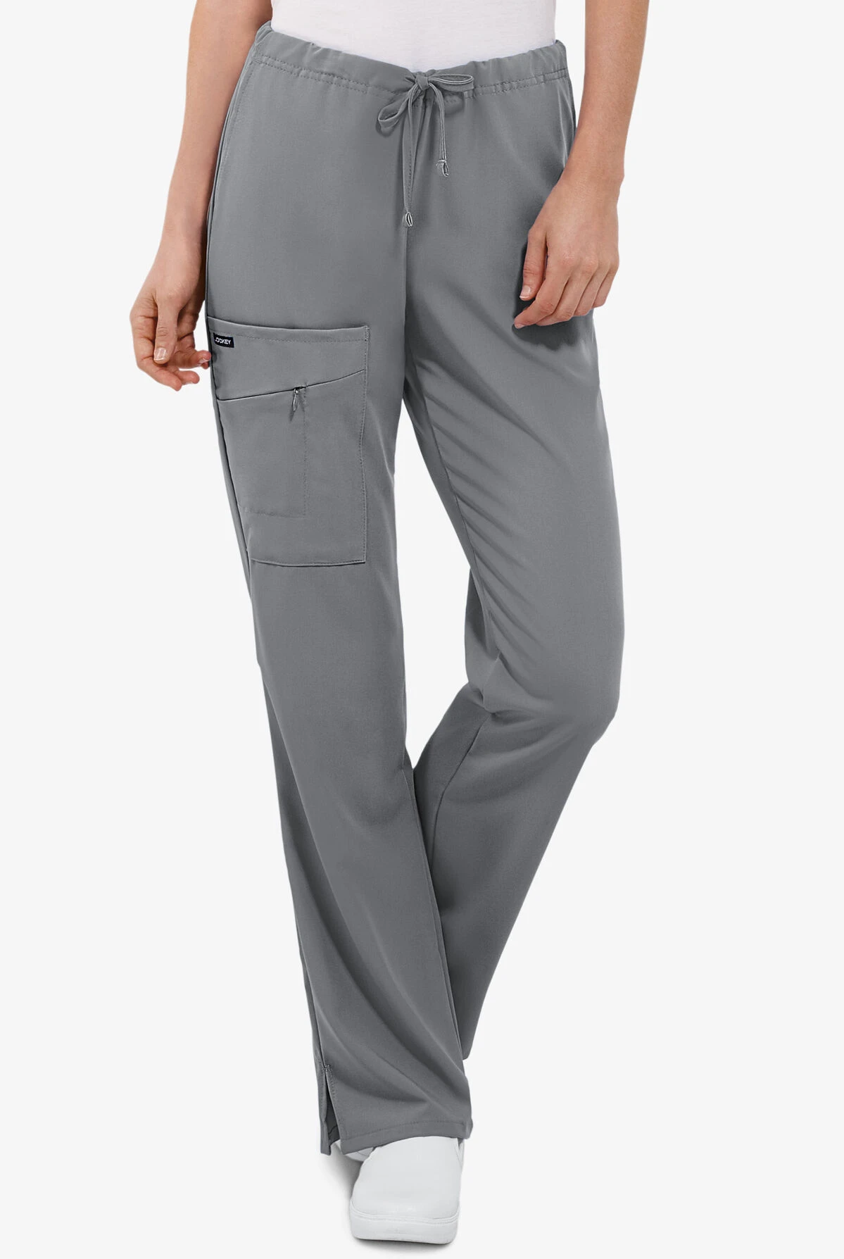 Jockey Women's 4-Pocket STRETCH Back Elastic Drawstring Cargo Scrub Pants