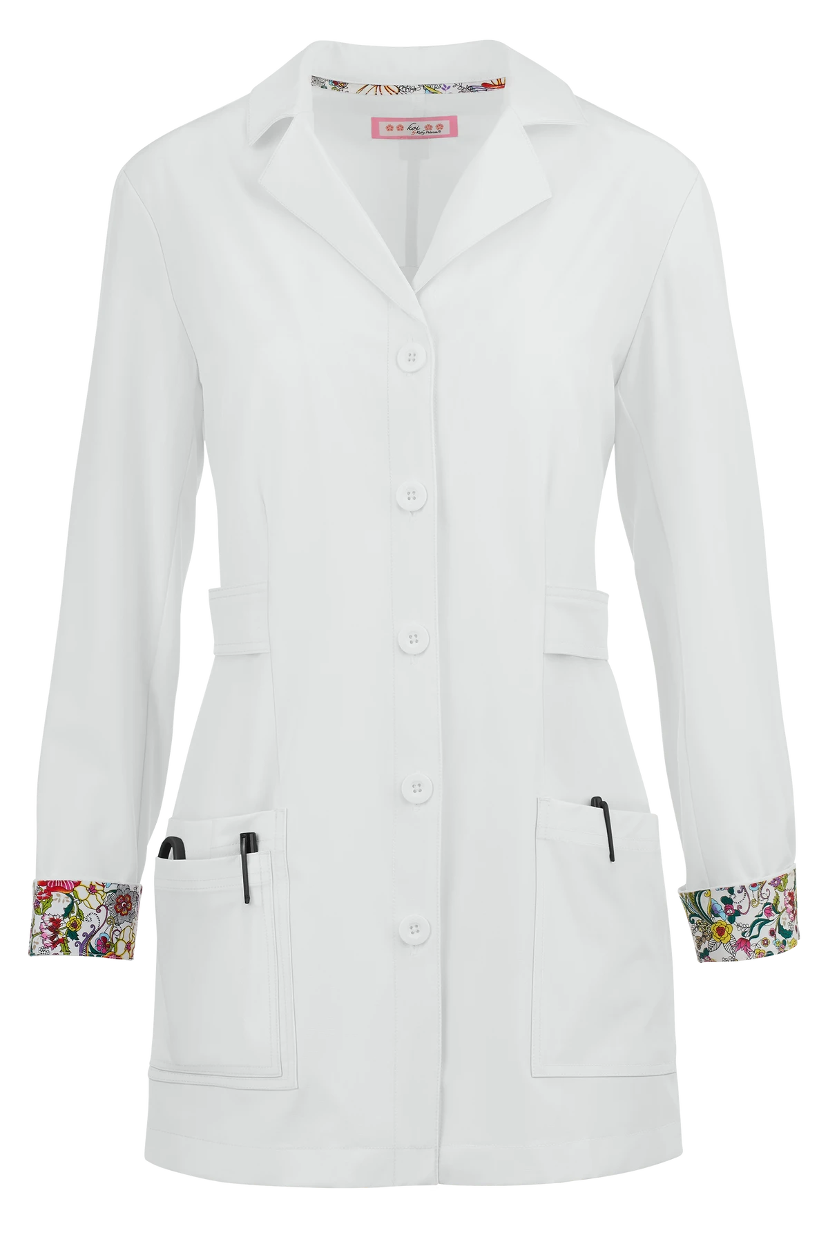 Koi Professional Stretch Women's 31 ½" 3-Pocket Lab Coat
