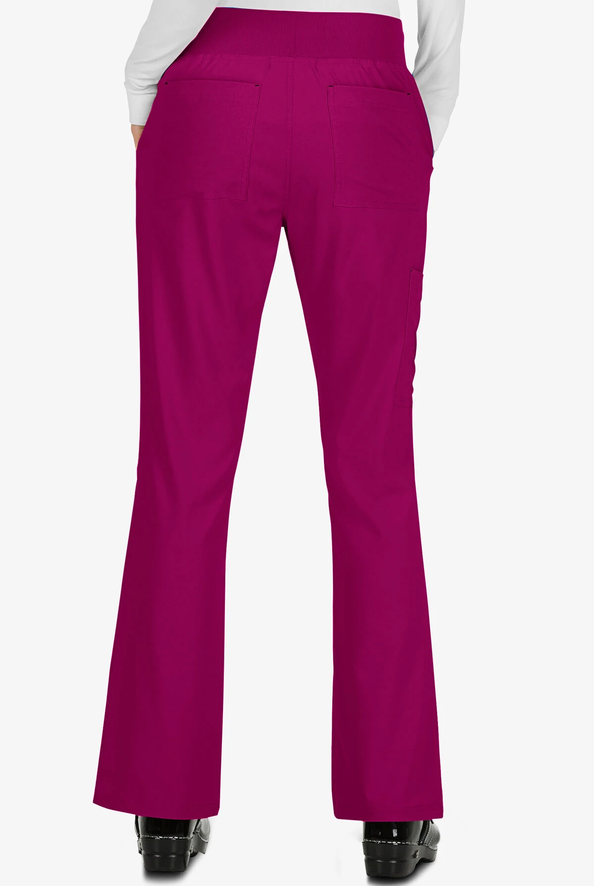 Koi Basics Laurie Women's 6-Pocket STRETCH Yoga Scrub Pants - Petite - Image 2