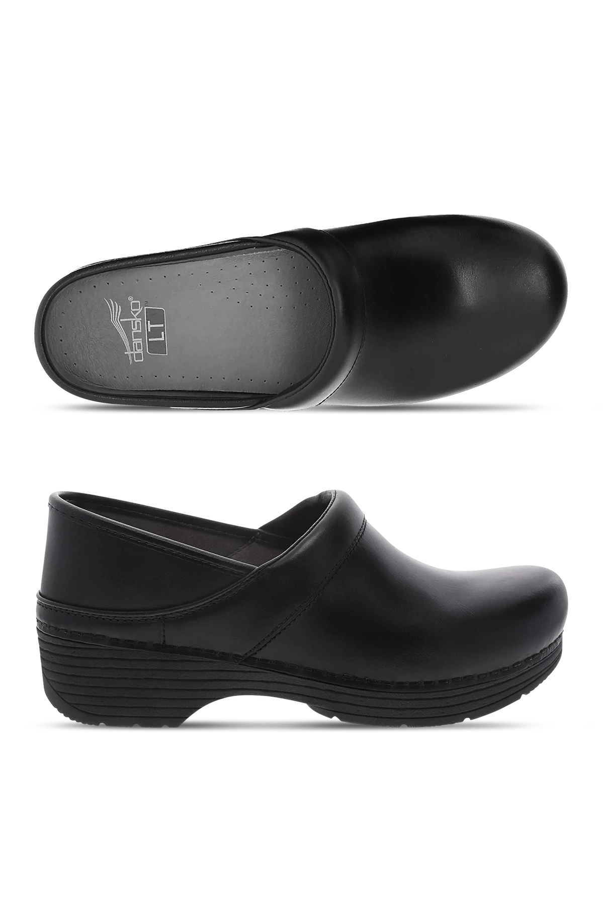 Dansko Women's LT Pro Box Leather Clogs
