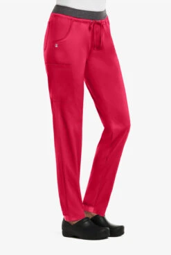 Maevn Matrix Women's 5-Pocket STRETCH Heather Elastic Waist Half Jogger Scrub Pants