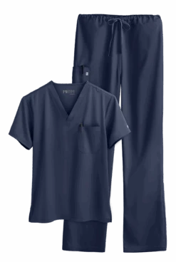 Maevn Matrix Basic Unisex 3-Pocket STRETCH V-Neck & Drawstring Pant Scrub Set