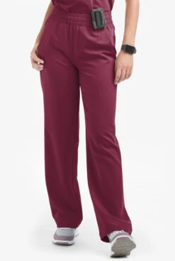 MOVEMENT By Butter-Soft Mira Women's 6-Pocket Wide Leg Scrub Pants - Petite