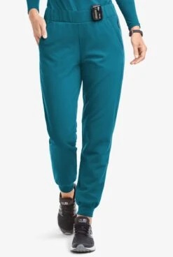 MOVEMENT By Butter-Soft Vega Women's 5-Pocket Flat Front Jogger STRETCH Scrub Pants - Petite