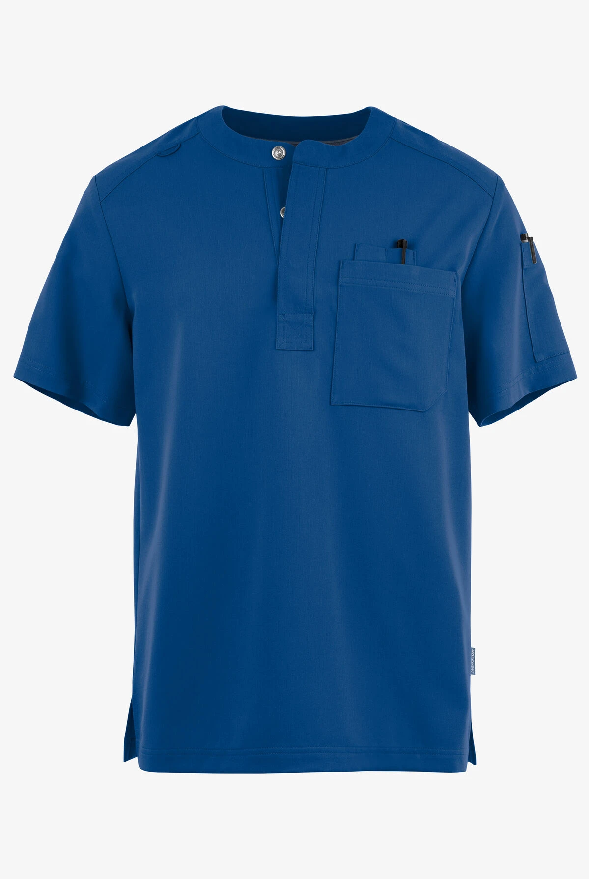 MOVEMENT By Butter-Soft Eclipse Men's 4-Pocket Short Sleeve Henley Scrub Top