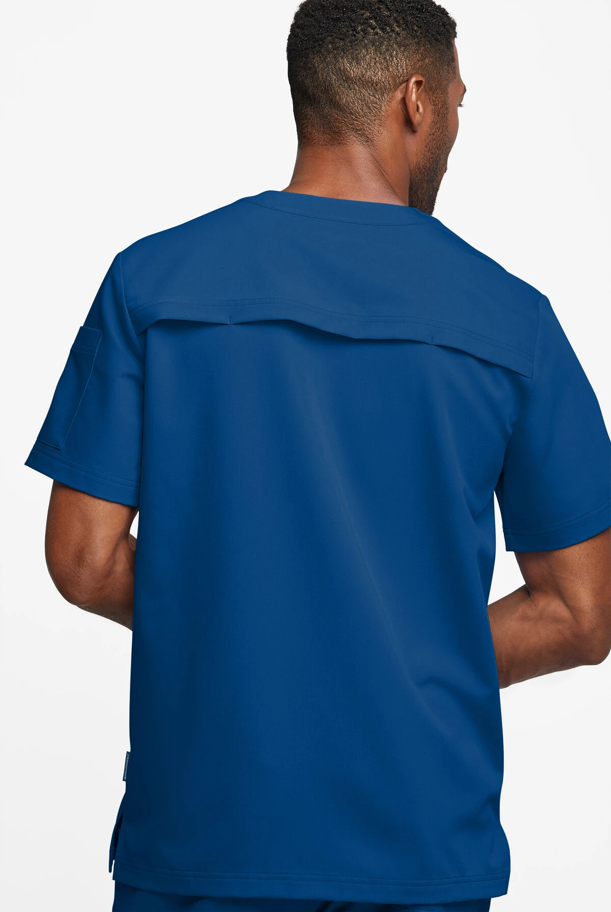 MOVEMENT By Butter-Soft Eclipse Men's 4-Pocket Short Sleeve Henley Scrub Top - Image 3