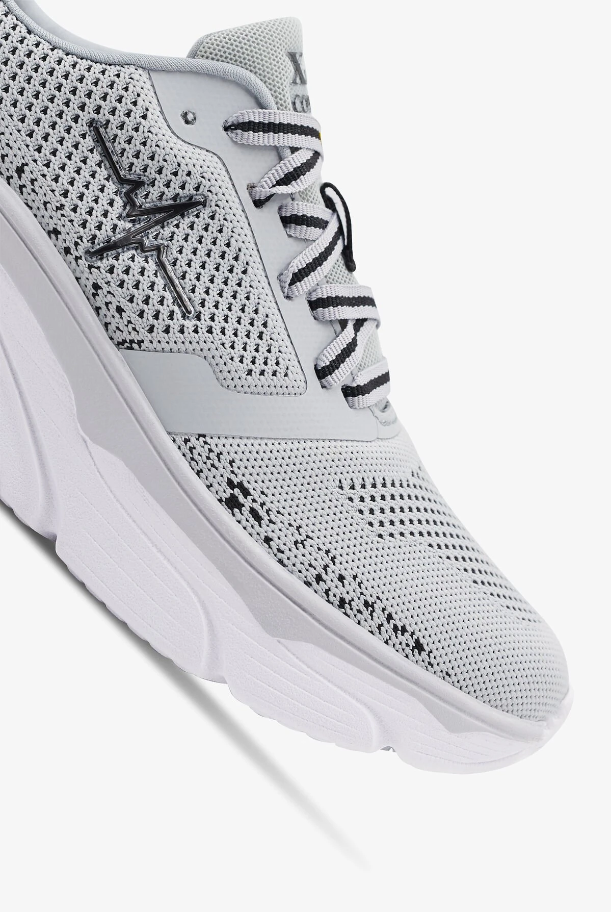 LaForst Men's Extreme Comfort Heart Beat Gray Athletic Lace Up Nursing Shoes - Image 3