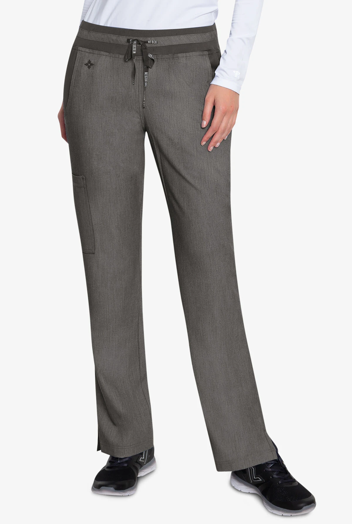 Med Couture Touch Women's 5-Pocket STRETCH Knit Waist Scrub Pants