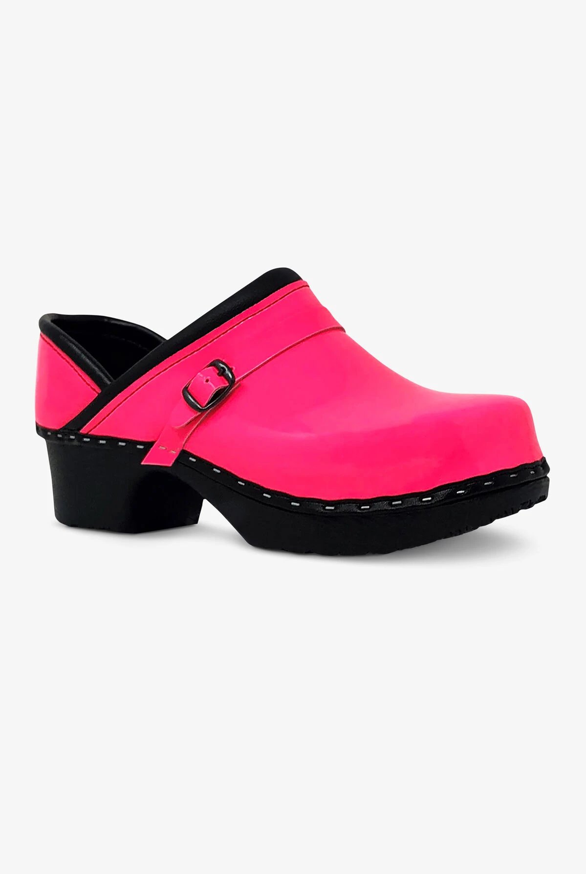 C&C Sweden Women's Paparazzi Pink Patent Leather Nursing Clogs
