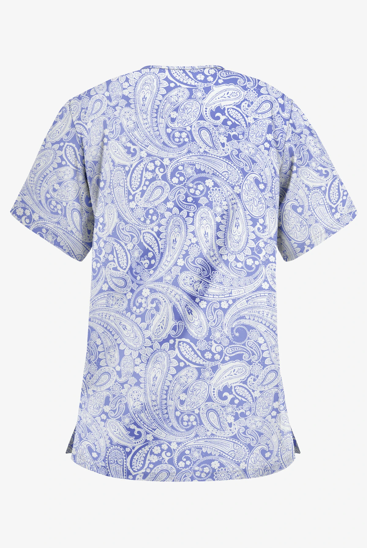 UA Best Buy Enchanting Paisley Ceil Women's 3-Pocket V-Neck Print Scrub Top - Image 2