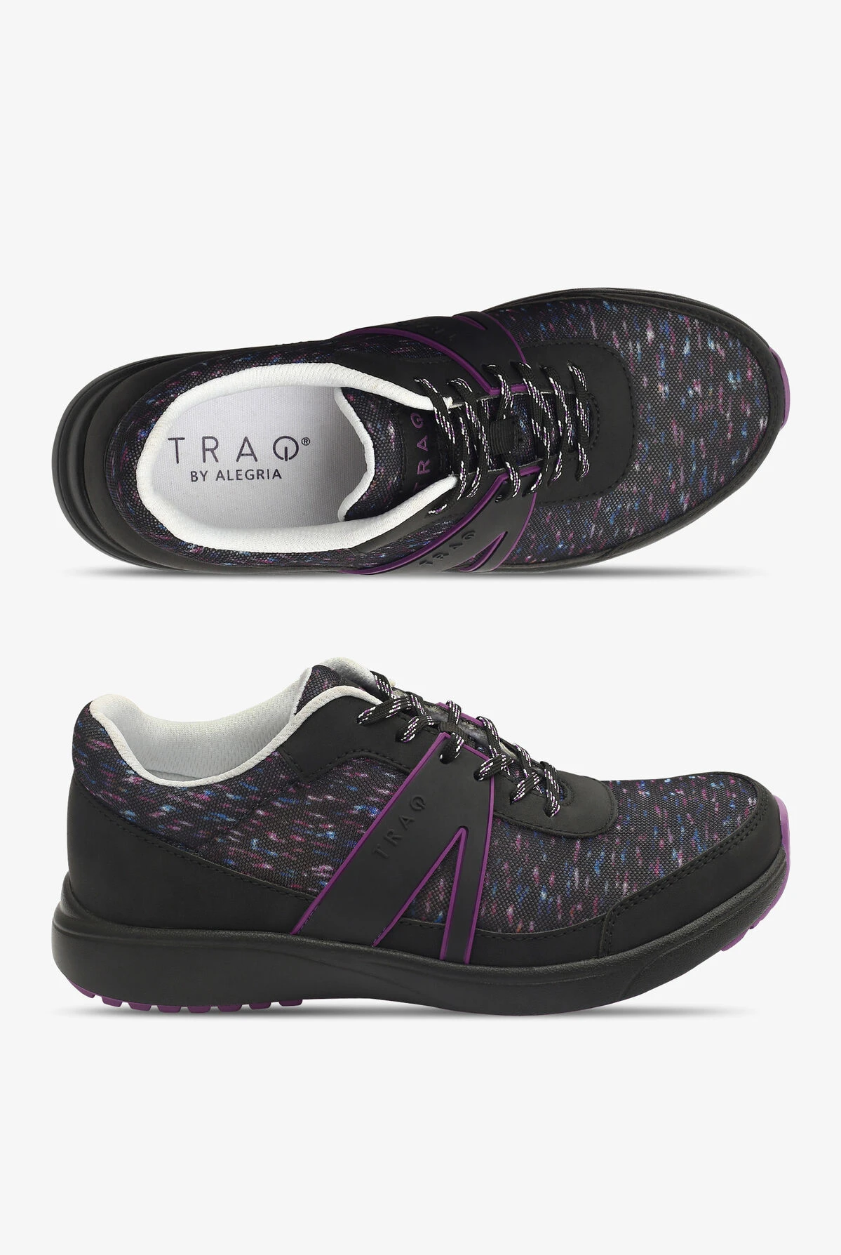 TRAQ By Alegria Women's Qarma 2 Sonar Athletic Lace Up Nursing Shoes