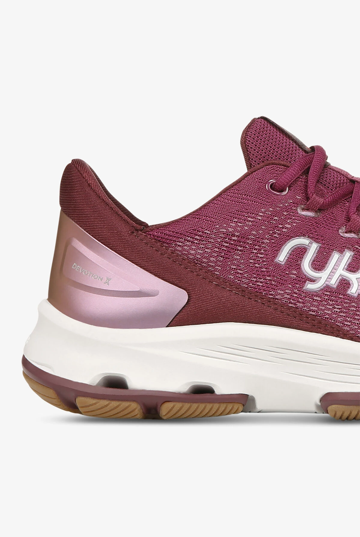 Ryka Women's Devotion X Berry Pink Athletic Lace Up Nursing Shoes - Image 4