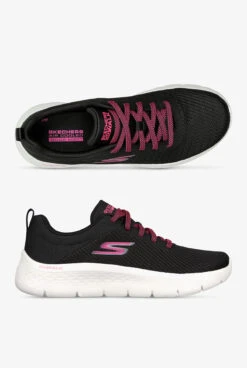 Skechers Performance Women's Go Walk Flex Alani Black Athletic Lace Up Nursing Shoes