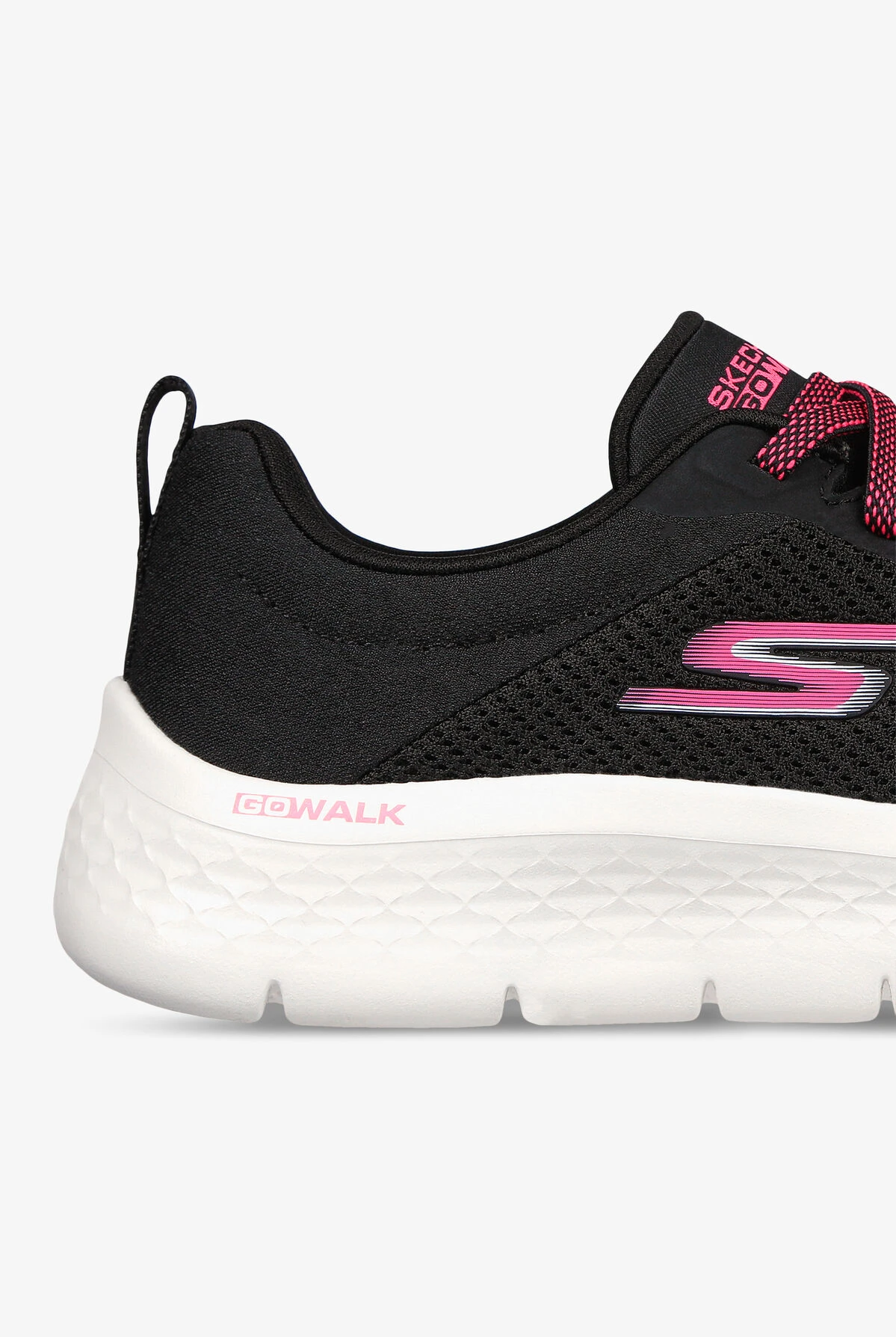 Skechers Performance Women's Go Walk Flex Alani Black Athletic Lace Up Nursing Shoes - Image 4