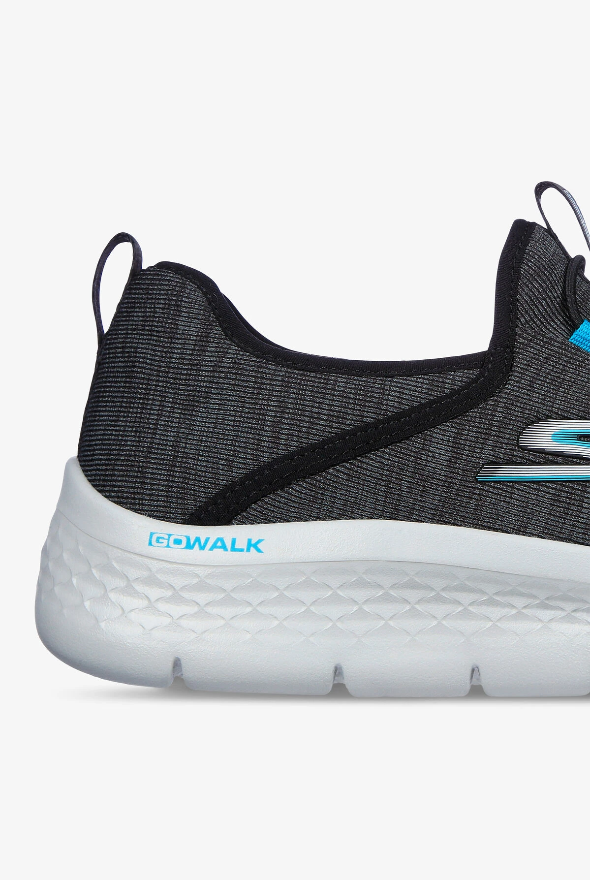 Skechers Performance Women's Go Walk Flex Lucy Black Athletic Pull On Nursing Shoes - Image 4