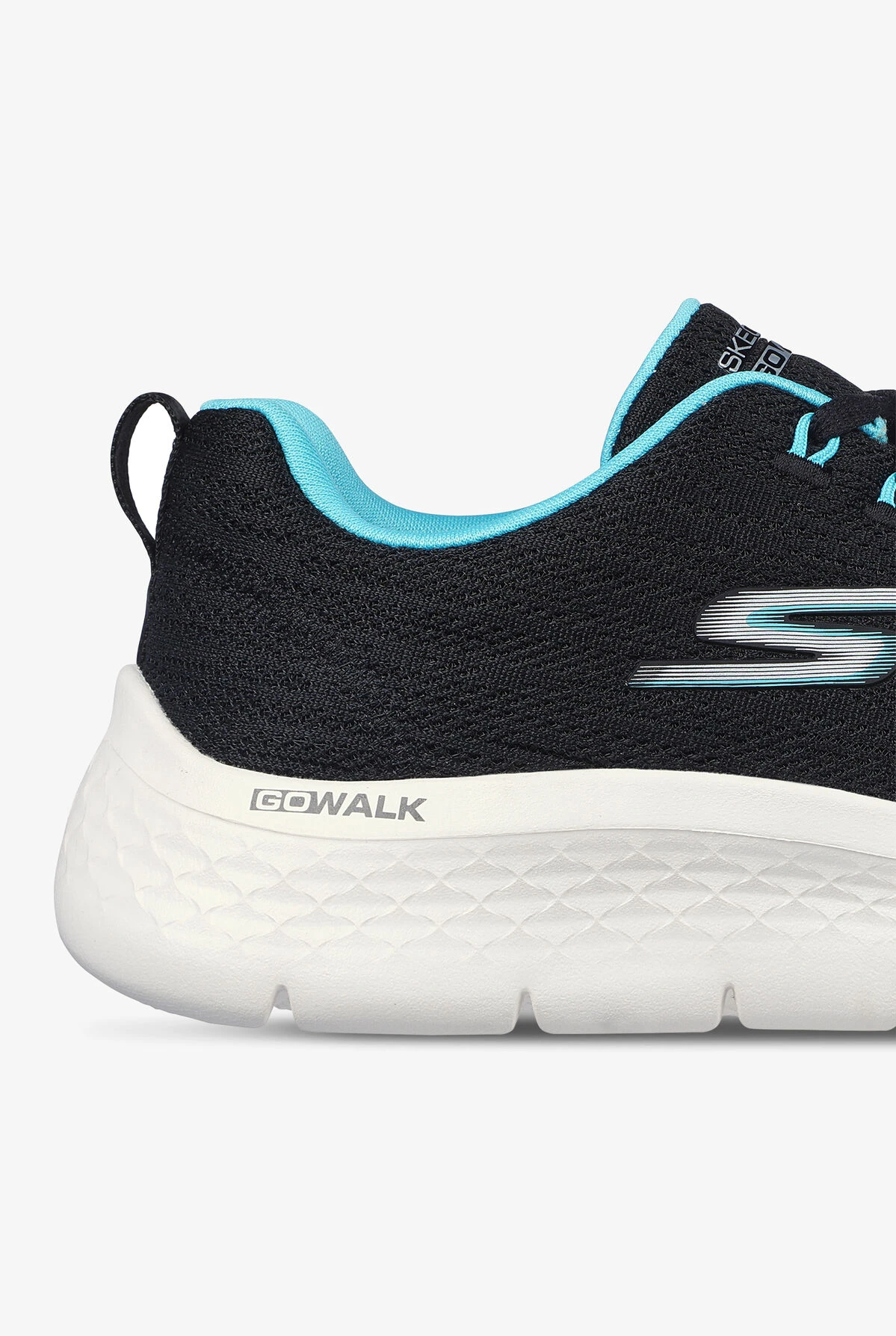 Skechers Performance Women's Go Walk Flex Striking Look Black Athletic Lace Up Nursing Shoes - Image 4