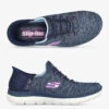 Skechers Sport Women's Summits Dazziling Haze Navy Slip-Ins Athletic Nursing Shoes