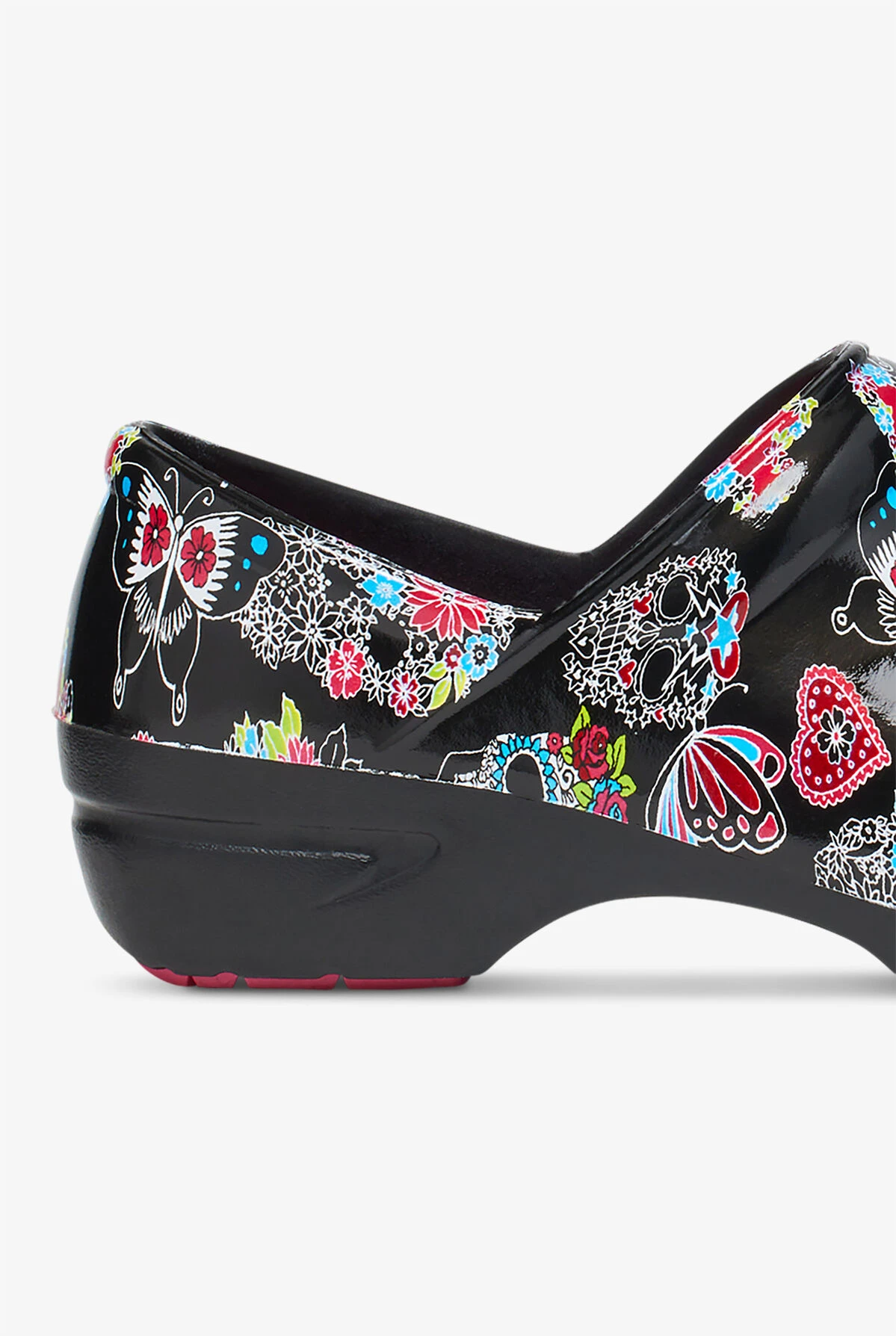 Anywear Women's SR Angel Sugar Skull Flutter Clogs - Image 4