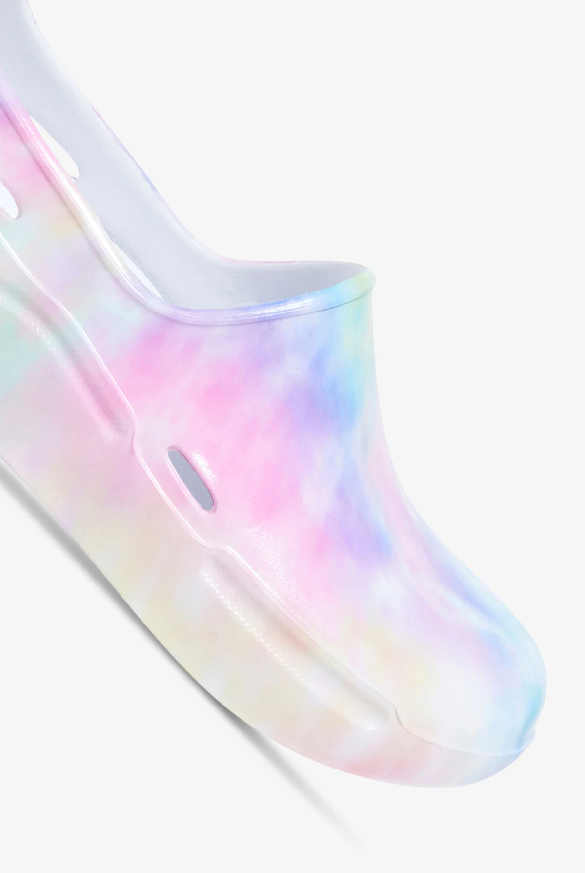 Anywear Unisex Streak Watercolor Rainbow Slip On Nursing Shoes - Image 3