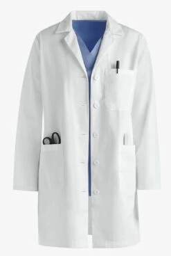 Butter-Soft Woman's 3-Pocket Notched Collared Scrub Lab Coat